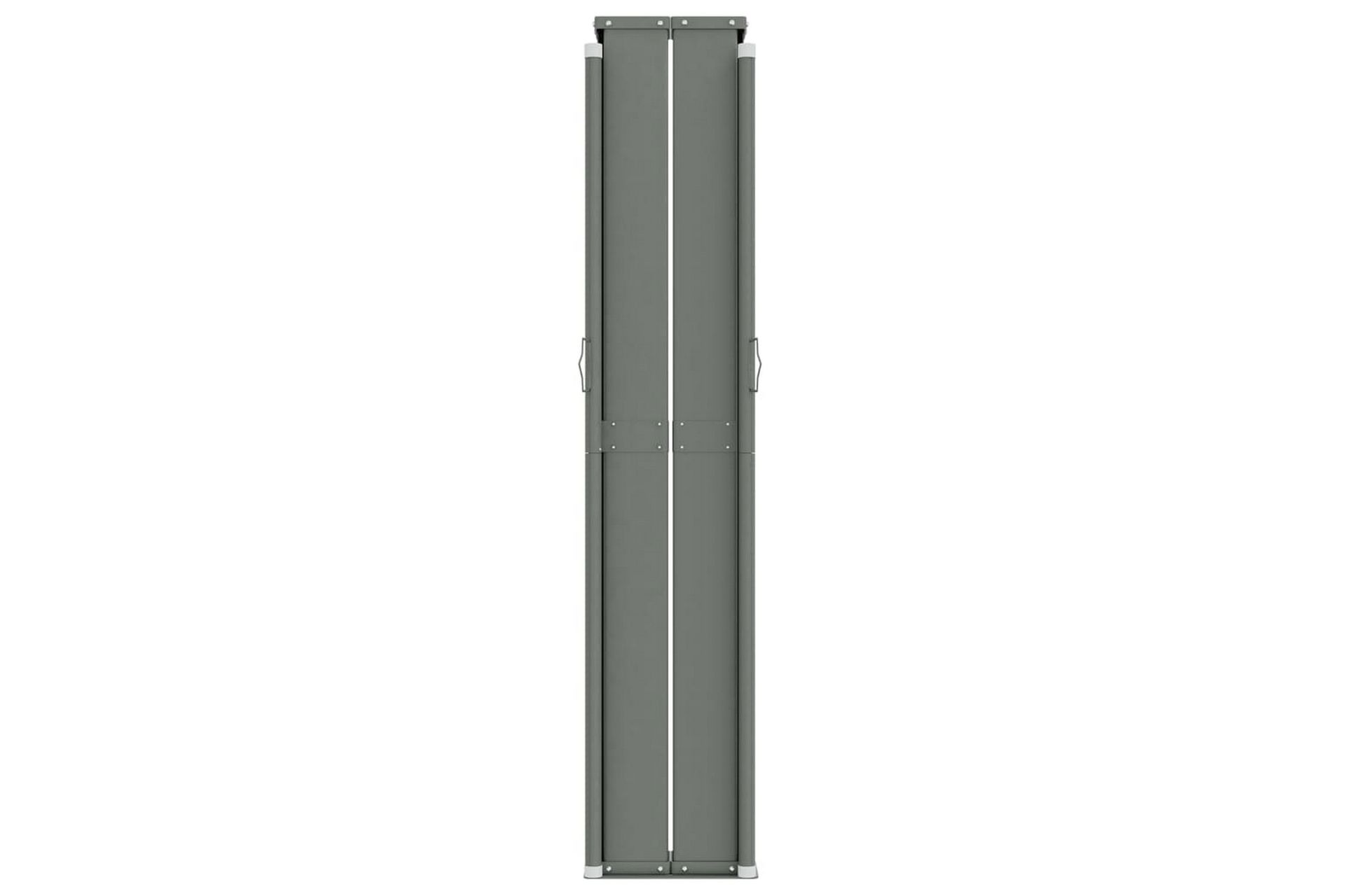 Uttrekkbar sidemarkise 220x1000 cm kremhvit - Krem - Hagemøbler - Solbeskyttelse - Markiser - Balkongmarkise