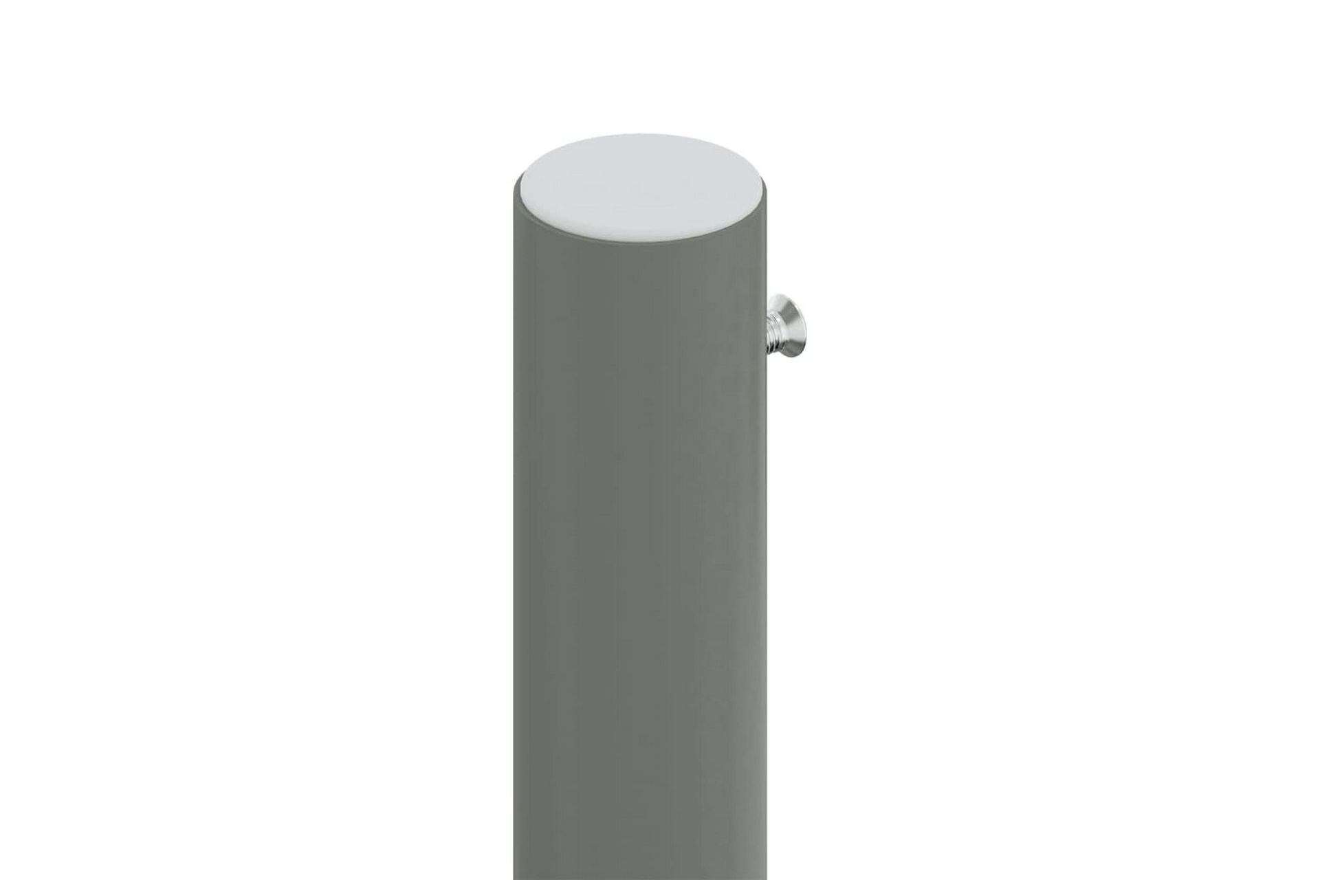 Uttrekkbar sidemarkise 220x1000 cm kremhvit - Krem - Hagemøbler - Solbeskyttelse - Markiser - Balkongmarkise