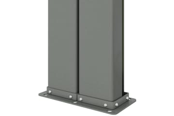 Uttrekkbar sidemarkise 220x1000 cm kremhvit - Krem - Hagemøbler - Solbeskyttelse - Markiser - Balkongmarkise