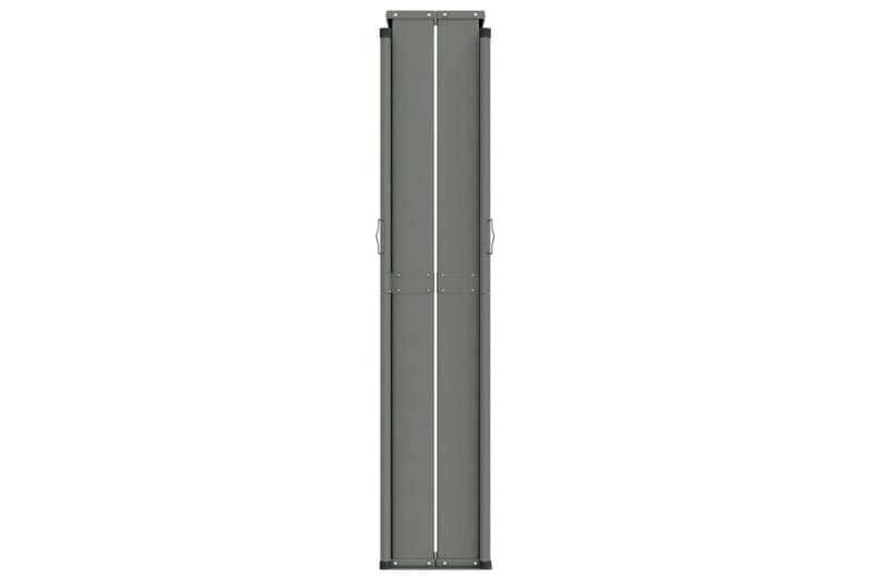 Uttrekkbar sidemarkise 220x1000 cm svart - Svart - Hagemøbler - Solbeskyttelse - Markiser - Balkongmarkise