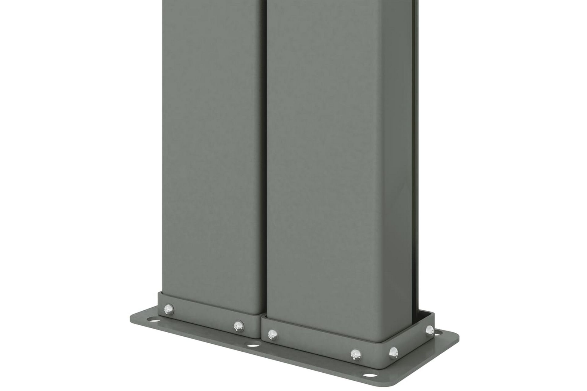 Uttrekkbar sidemarkise 220x1200 cm kremhvit - Krem - Hagemøbler - Solbeskyttelse - Markiser - Balkongmarkise