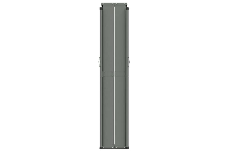 Uttrekkbar sidemarkise 220x1200 cm svart - Svart - Hagemøbler - Solbeskyttelse - Markiser - Balkongmarkise