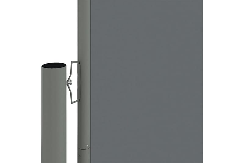 Uttrekkbar sidemarkise 220x600 cm antrasitt - Antrasittgrå - Hagemøbler - Solbeskyttelse - Markiser - Balkongmarkise