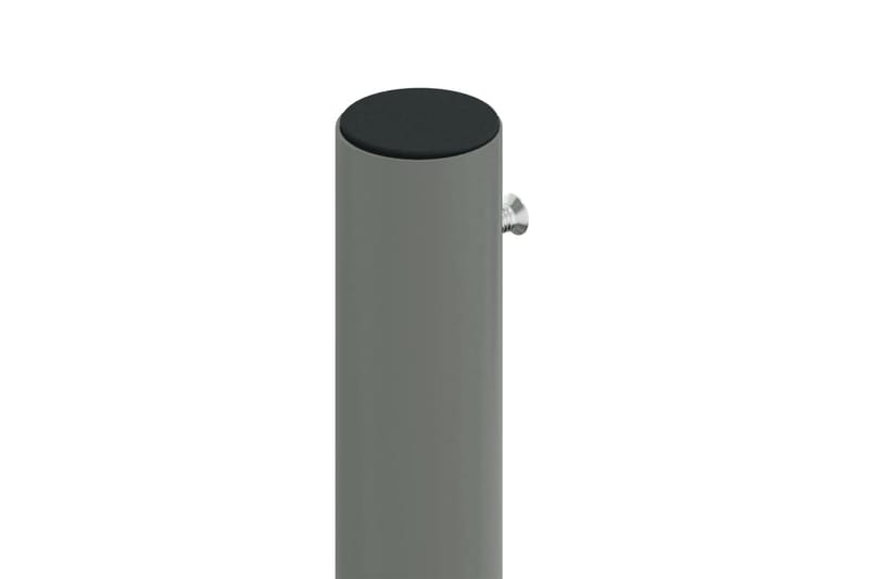 Uttrekkbar sidemarkise 220x600 cm svart - Svart - Hagemøbler - Solbeskyttelse - Markiser - Balkongmarkise