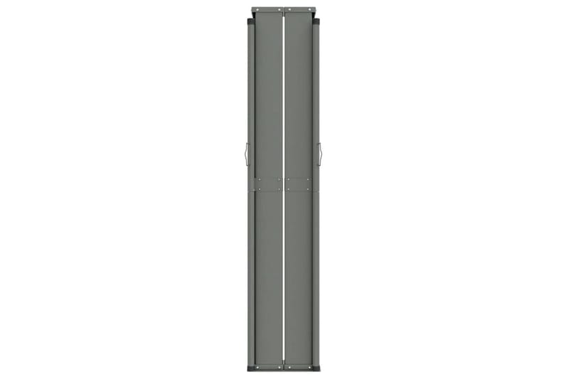 Uttrekkbar sidemarkise 220x600 cm svart - Svart - Hagemøbler - Solbeskyttelse - Markiser - Balkongmarkise