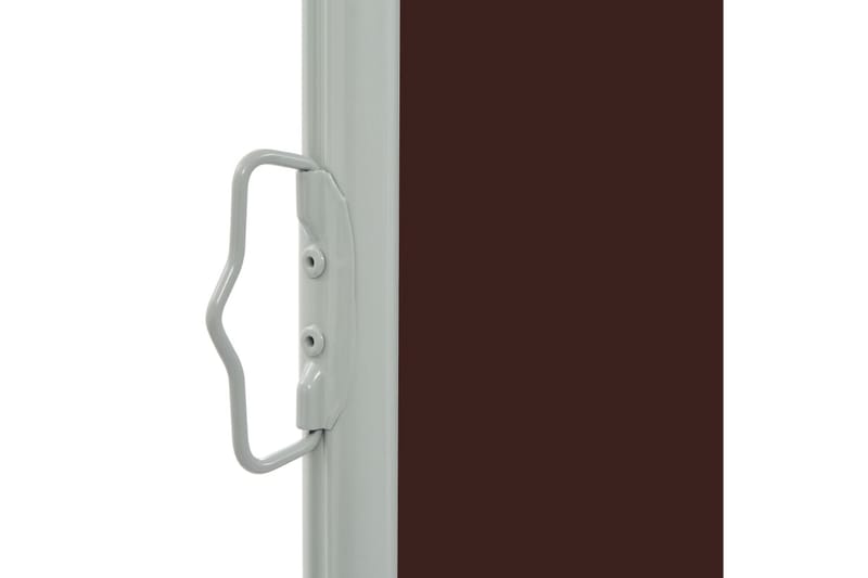 Uttrekkbar sidemarkise 60x300 cm brun - Balkongmarkise - Markiser - Sidemarkise - Balkongbeskyttelse