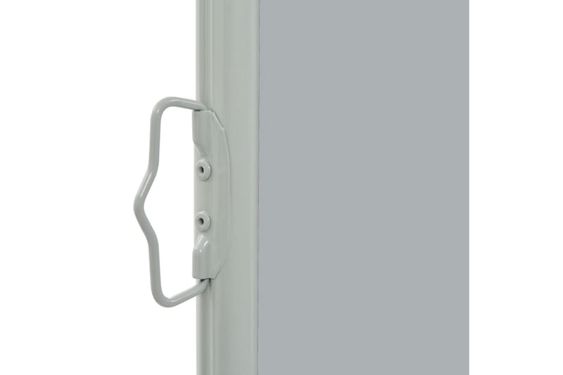 Uttrekkbar sidemarkise 60x300 cm grå - Hagemøbler - Solbeskyttelse - Markiser - Balkongmarkise