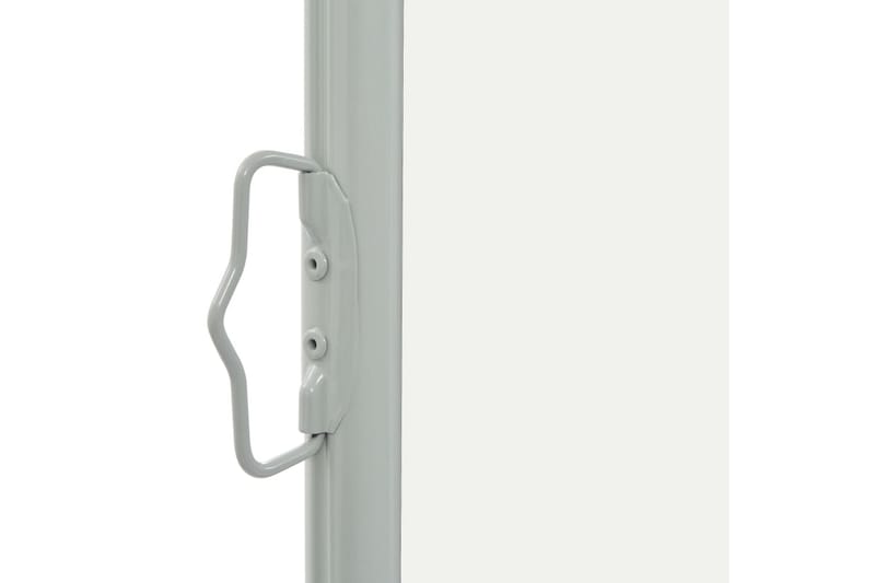 Uttrekkbar sidemarkise 60x300 cm kremhvit - Hagemøbler - Solbeskyttelse - Markiser - Balkongmarkise