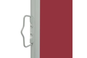 Uttrekkbar sidemarkise 60x300 cm rød - Hagemøbler - Solbeskyttelse - Markiser - Balkongmarkise