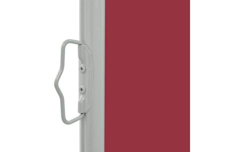 Uttrekkbar sidemarkise 60x300 cm rød - Hagemøbler - Solbeskyttelse - Markiser - Balkongmarkise
