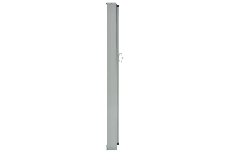 Uttrekkbar sidemarkise 60x300 cm svart - Hagemøbler - Solbeskyttelse - Markiser - Balkongmarkise