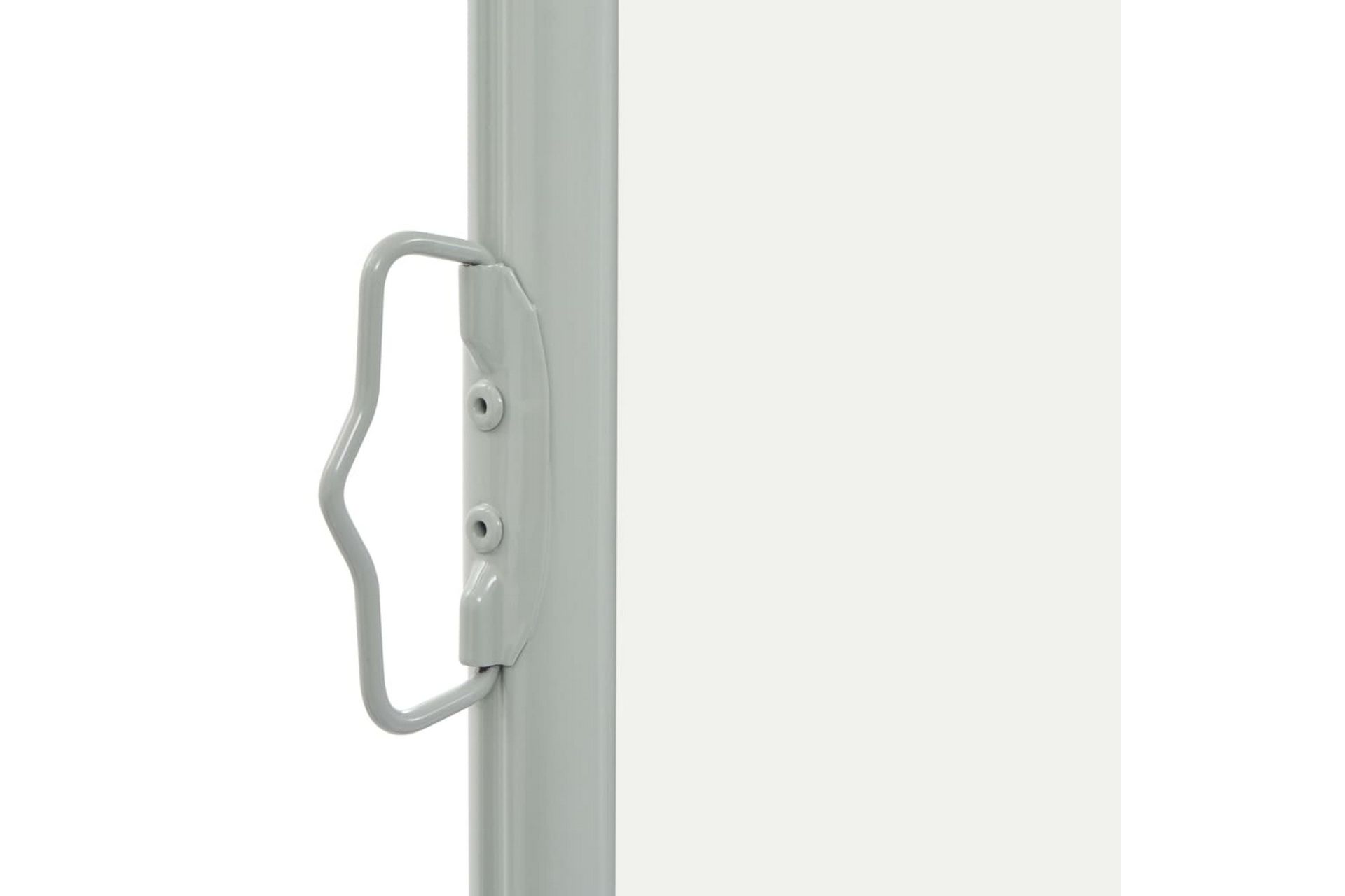 Uttrekkbar sidemarkise 80x300 cm kremhvit - Hagemøbler - Solbeskyttelse - Markiser - Balkongmarkise