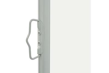 Uttrekkbar sidemarkise 80x300 cm kremhvit - Hagemøbler - Solbeskyttelse - Markiser - Balkongmarkise