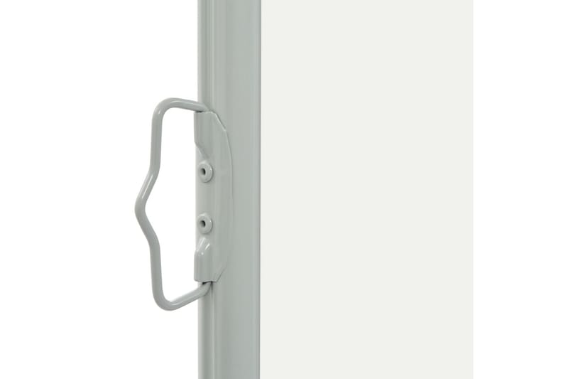 Uttrekkbar sidemarkise 80x300 cm kremhvit - Balkongmarkise - Markiser - Sidemarkise - Balkongbeskyttelse