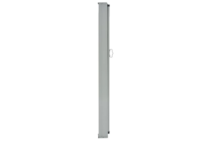 Uttrekkbar sidemarkise 80x300 cm rød - Hagemøbler - Solbeskyttelse - Markiser - Balkongmarkise