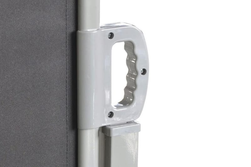 Uttrekkbar sidemarkise svart 160x600 cm - Hagemøbler - Solbeskyttelse - Markiser - Balkongmarkise