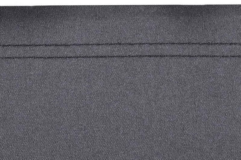 Uttrekkbar sidemarkise svart 160x600 cm - Hagemøbler - Solbeskyttelse - Markiser - Balkongmarkise