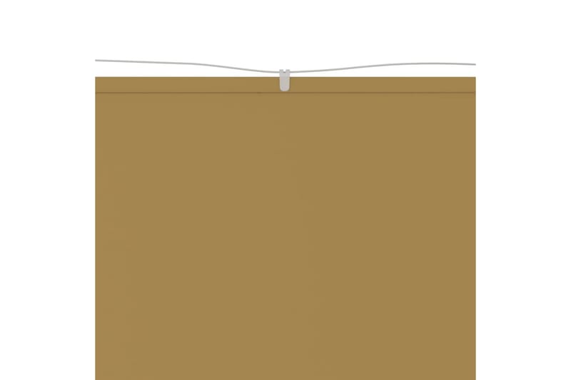 Vertikal markise beige 100x360 cm oxford stoff - Beige - Vindusmarkise - Markiser - Solbeskyttelse vindu