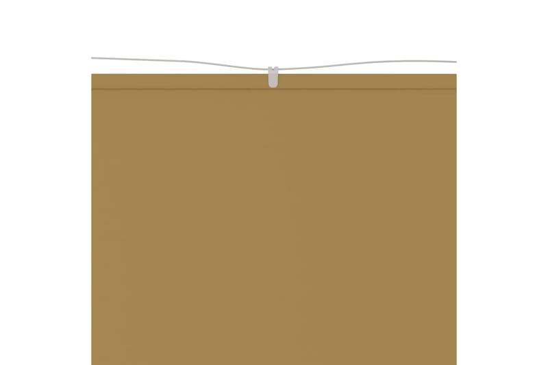 Vertikal markise beige 100x800 cm oxford stoff - Beige - Hagemøbler - Solbeskyttelse - Markiser - Vindusmarkise