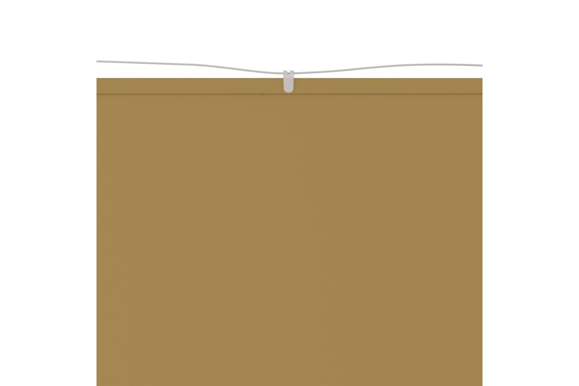 Vertikal markise beige 140x1200 cm oxford stoff - Beige - Hagemøbler - Solbeskyttelse - Markiser - Vindusmarkise