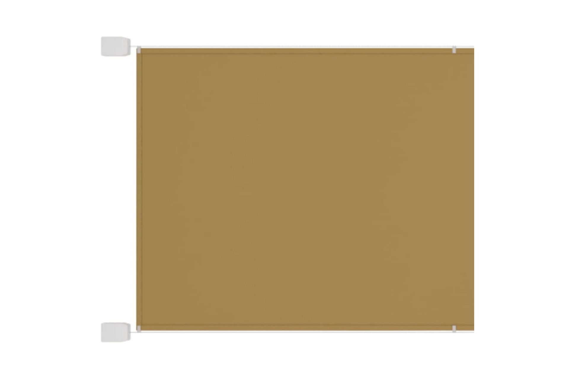 Vertikal markise beige 140x1200 cm oxford stoff - Beige - Hagemøbler - Solbeskyttelse - Markiser - Vindusmarkise