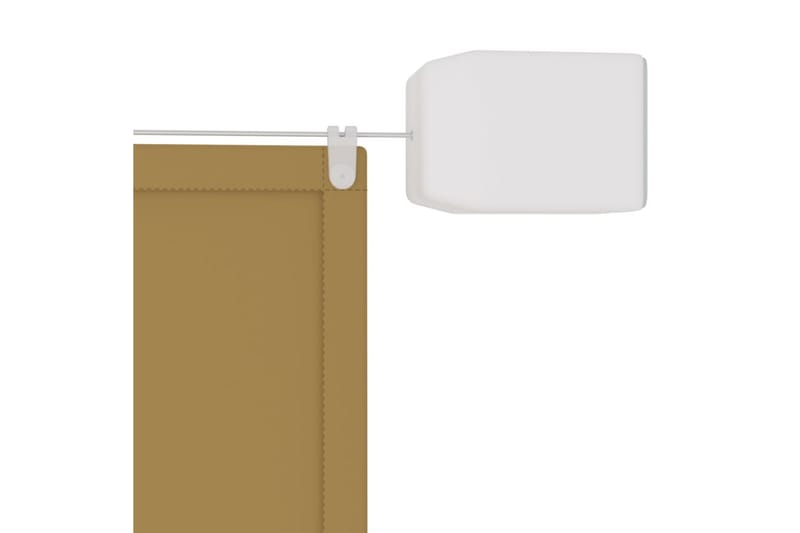 Vertikal markise beige 180x270 cm oxford stoff - Beige - Vindusmarkise - Markiser - Solbeskyttelse vindu
