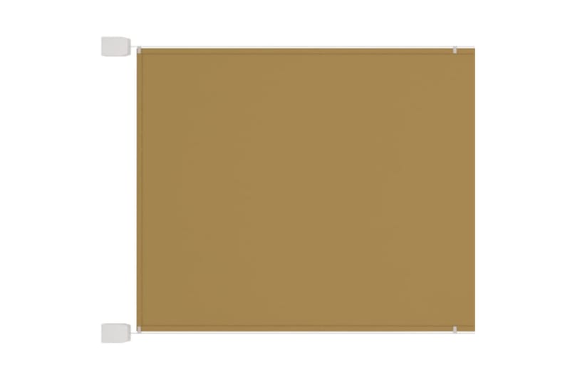 Vertikal markise beige 180x270 cm oxford stoff - Beige - Vindusmarkise - Markiser - Solbeskyttelse vindu