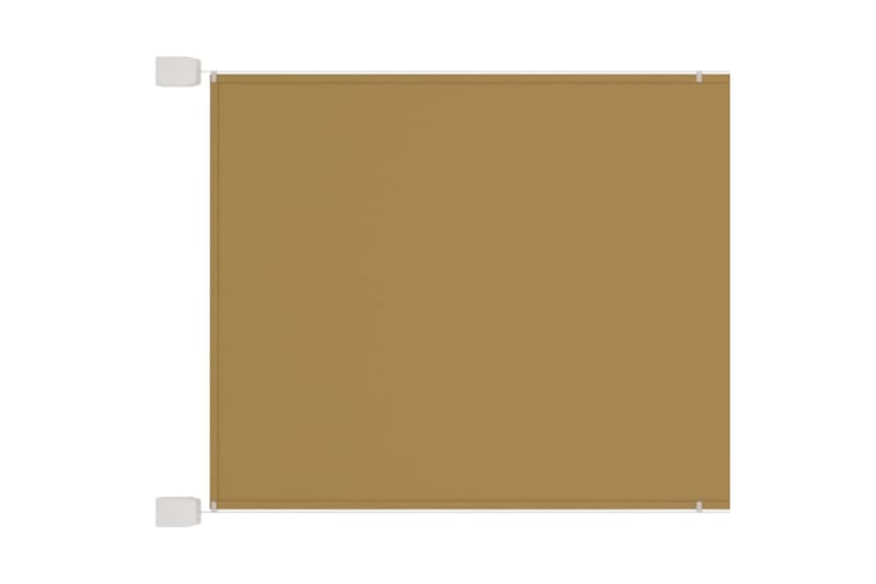 Vertikal markise beige 180x800 cm oxford stoff - Beige - Hagemøbler - Solbeskyttelse - Markiser - Vindusmarkise