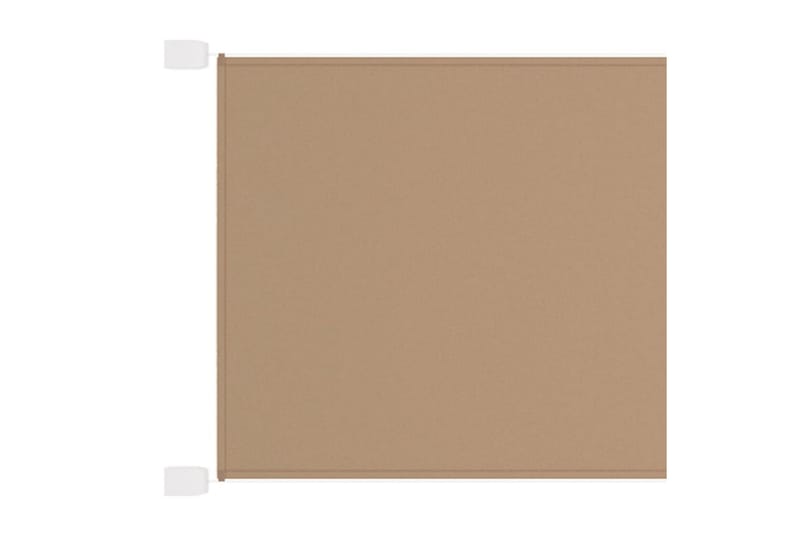 Vertikal markise gråbrun 140x360 cm oxford stoff - Taupe - Hagemøbler - Solbeskyttelse - Markiser - Vindusmarkise