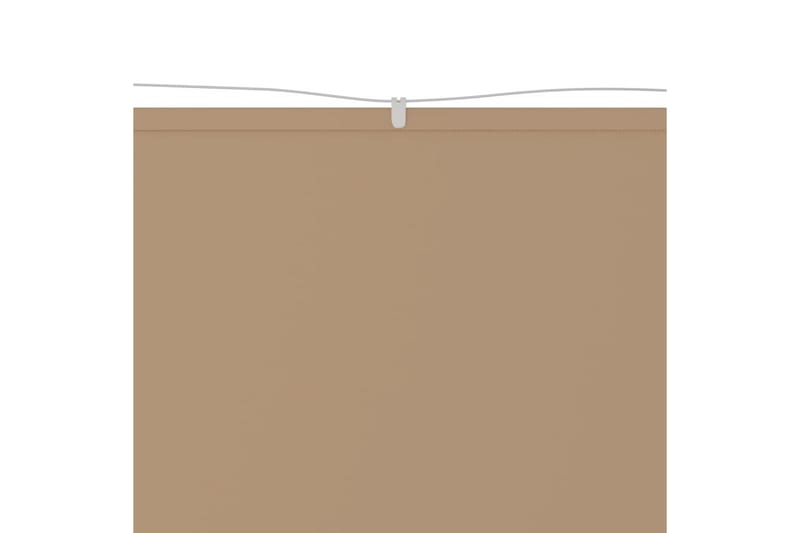 Vertikal markise gråbrun 140x360 cm oxford stoff - Taupe - Vindusmarkise - Markiser - Solbeskyttelse vindu