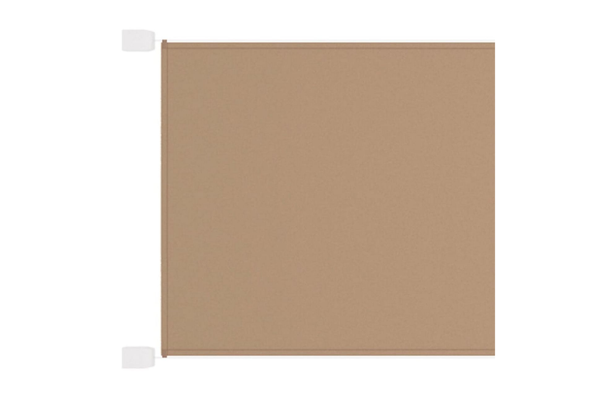Vertikal markise gråbrun 140x800 cm oxford stoff - Taupe - Hagemøbler - Solbeskyttelse - Markiser - Vindusmarkise