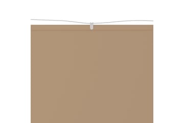 Vertikal markise gråbrun 140x800 cm oxford stoff - Taupe - Hagemøbler - Solbeskyttelse - Markiser - Vindusmarkise