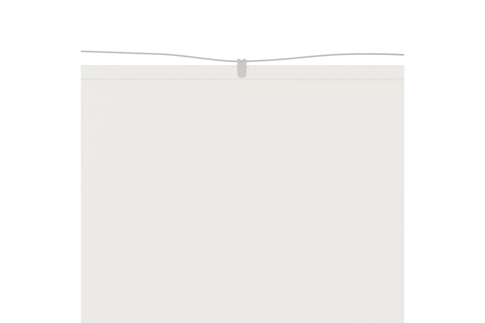 Vertikal markise hvit 140x420 cm oxford stoff - Hvit - Hagemøbler - Solbeskyttelse - Markiser - Vindusmarkise
