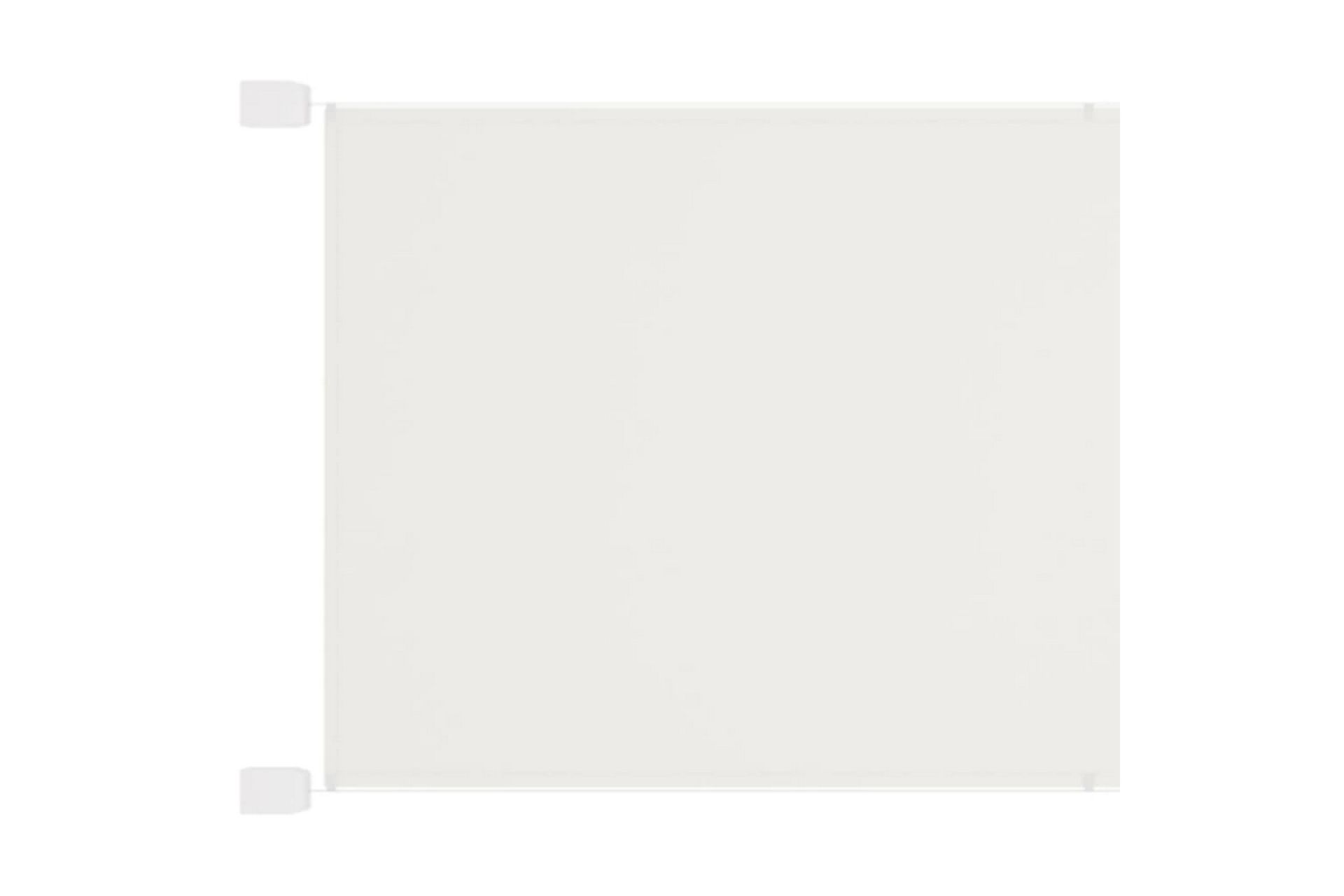 Vertikal markise hvit 140x420 cm oxford stoff - Hvit - Hagemøbler - Solbeskyttelse - Markiser - Vindusmarkise