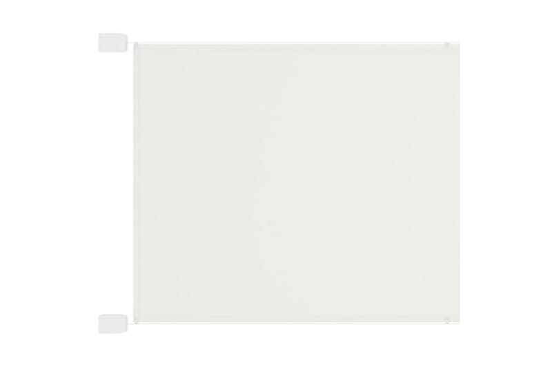 Vertikal markise hvit 140x420 cm oxford stoff - Hvit - Hagemøbler - Solbeskyttelse - Markiser - Vindusmarkise