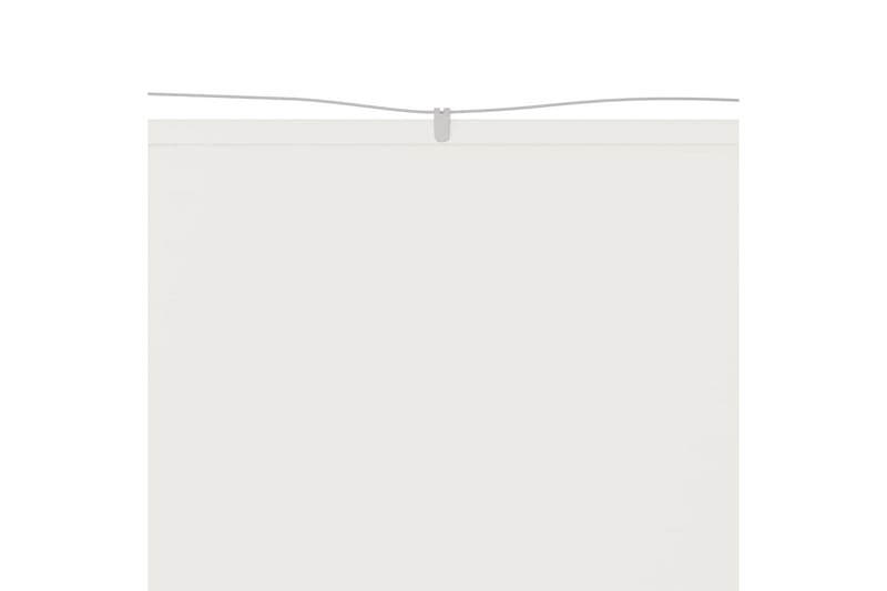 Vertikal markise hvit 250x420 cm oxford stoff - Hvit - Vindusmarkise - Markiser - Solbeskyttelse vindu