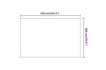 Vertikal markise lysegrønn 180x420 cm oxford stoff - grønn - Hagemøbler - Solbeskyttelse - Markiser - Vindusmarkise