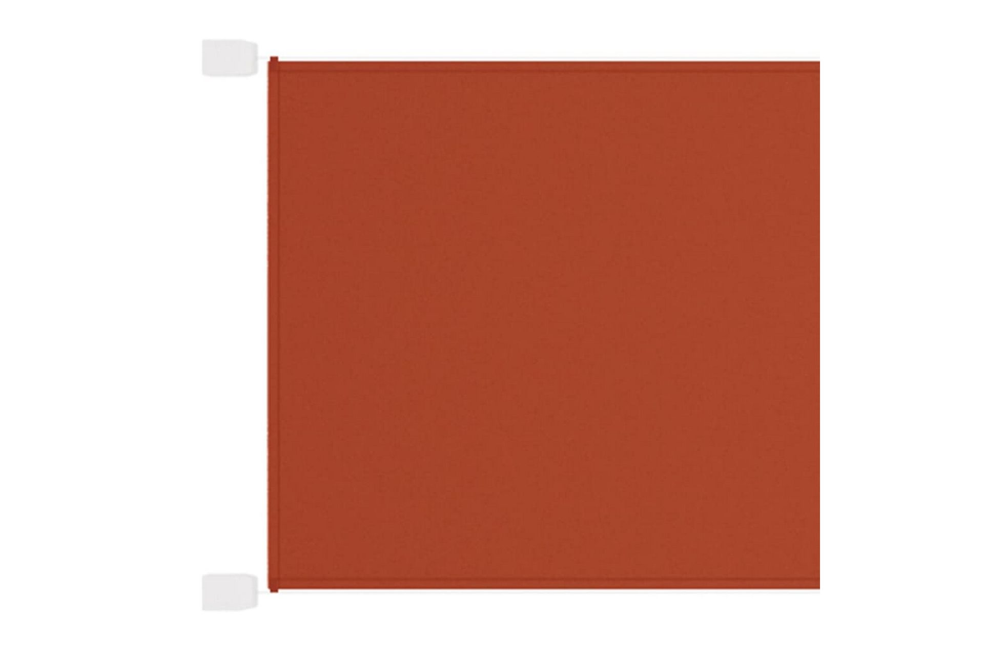 Vertikal markise terrakotta 100x1200 cm oxford stoff - Rød - Hagemøbler - Solbeskyttelse - Markiser - Vindusmarkise