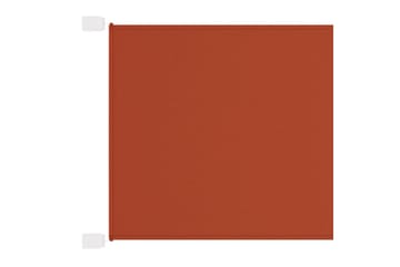 Vertikal markise terrakotta 100x1200 cm oxford stoff - Rød - Hagemøbler - Solbeskyttelse - Markiser - Vindusmarkise