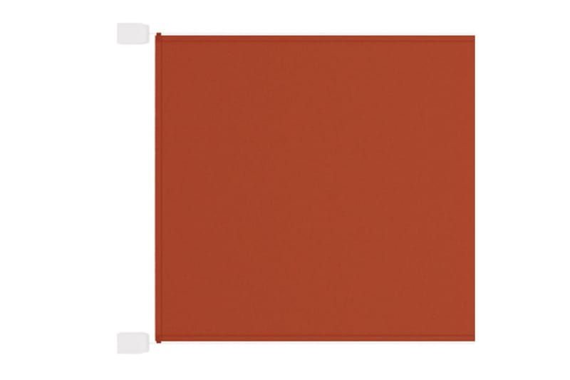 Vertikal markise terrakotta 100x1200 cm oxford stoff - Rød - Vindusmarkise - Markiser - Solbeskyttelse vindu
