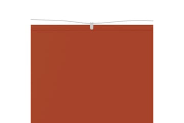 Vertikal markise terrakotta 100x1200 cm oxford stoff - Rød - Hagemøbler - Solbeskyttelse - Markiser - Vindusmarkise