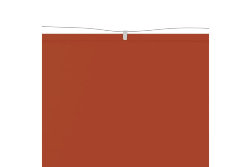 Vertikal markise terrakotta 100x360 cm oxford stoff - Rød - Vindusmarkise - Markiser