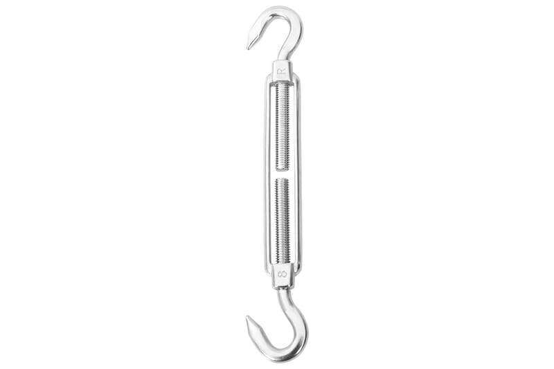 Monteringssett for solseil 5 deler rustfritt stål - Silver - Hagemøbler - Solbeskyttelse - Solseil