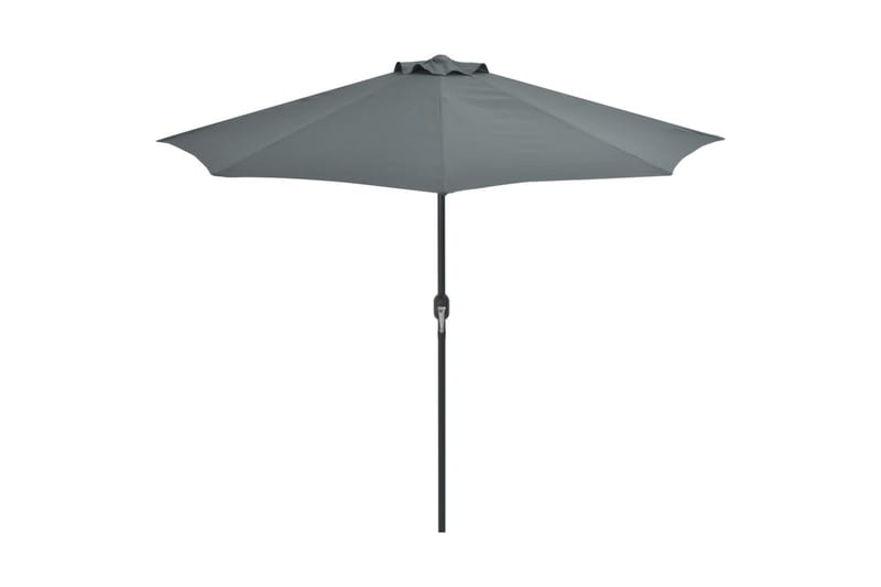 Balkongparasoll med aluminiumsstang antrasitt 270x135cm halv - Hagemøbler - Solbeskyttelse - Parasoller - Balkongparasoll
