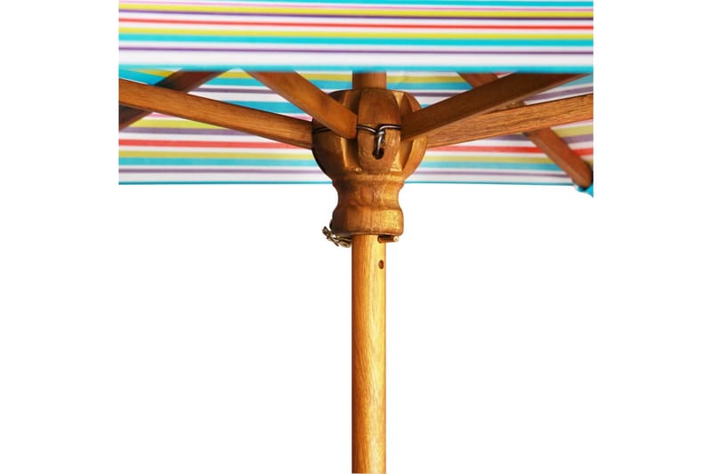 Barnepiknikbord med parasoll 79x90x60 cm heltre akasie - Hagemøbler - Solbeskyttelse - Parasoller