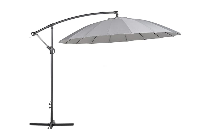 Calabria Ii Parasoll 235 cm - Grå - Hagemøbler - Solbeskyttelse - Parasoller