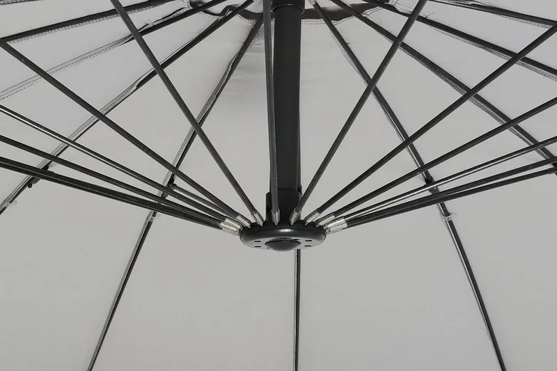 Calabria Ii Parasoll 235 cm - Grå - Hagemøbler - Solbeskyttelse - Parasoller