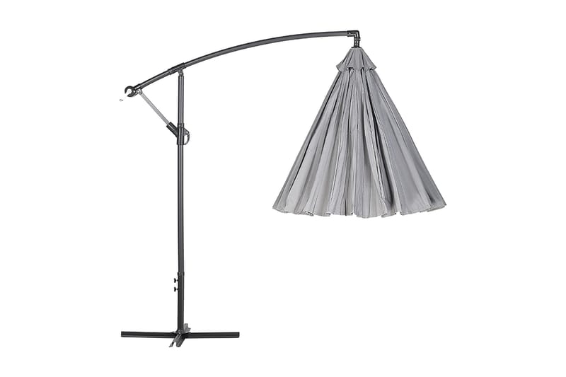 Calabria Ii Parasoll 235 cm - Grå - Hagemøbler - Solbeskyttelse - Parasoller - Hengeparasoll