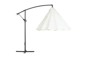 Calabria Ii Parasoll 235 cm - Beige - Hagemøbler - Solbeskyttelse - Parasoller - Hengeparasoll