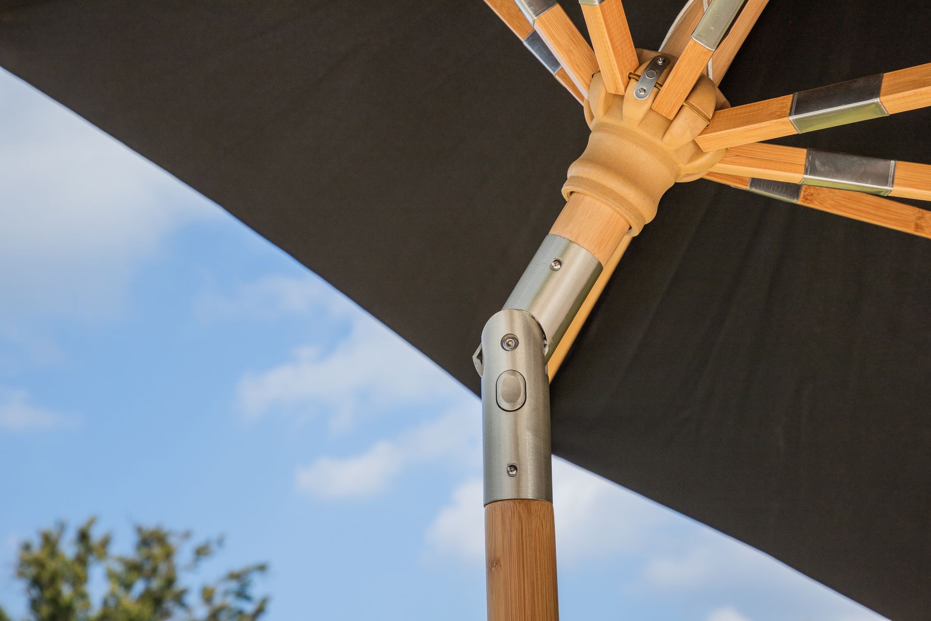 Cerox Parasoll 270 cm - Svart - Hagemøbler - Solbeskyttelse - Parasoller